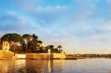Private Harbour in Juan Les Pins - Franceの写真素材