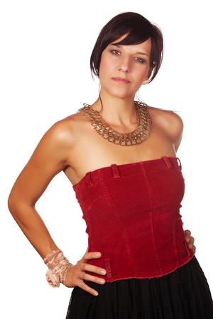 Beautiful and mature adult caucasian womanの写真素材