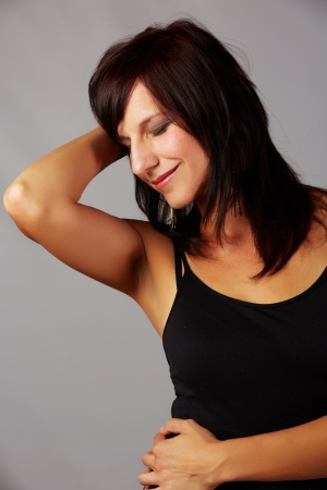 Beautiful and mature adult caucasian womanの写真素材