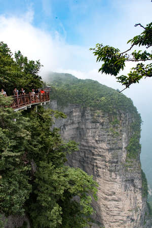 Zhangjiajie Tianmen caveのeditorial素材