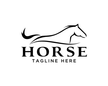 Horse logo, Vector mascot, Vector illustration icons and logo design elements - horse vectorのイラスト素材