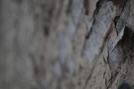 worn wallの写真素材