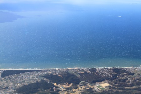 airplane viewの写真素材