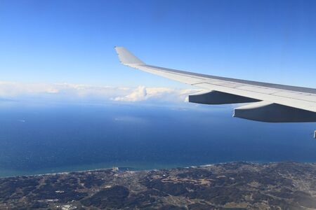 airplane viewの写真素材