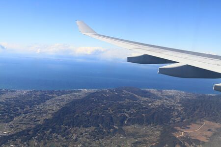 airplane viewの写真素材