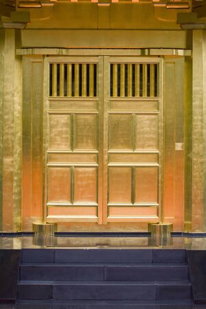 golden doorの写真素材