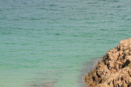 Rocky ocean shoreの写真素材