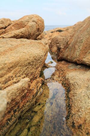 Rock and waterの写真素材