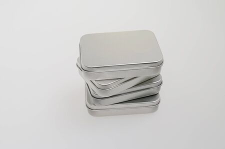 Metallic Boxesの写真素材