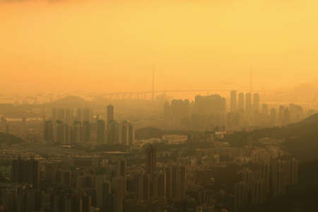 hong kong  Cityscapeの写真素材