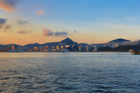 sunset of Coastline