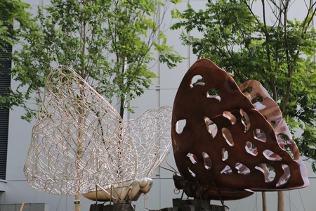 art statue butterflyのeditorial素材