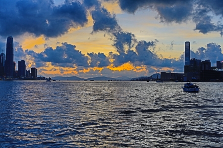 hong kongの写真素材