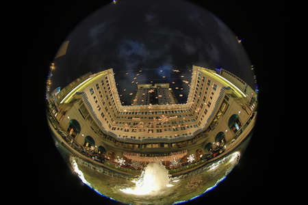 Tsim Sha Tsui,  christmas lightingのeditorial素材