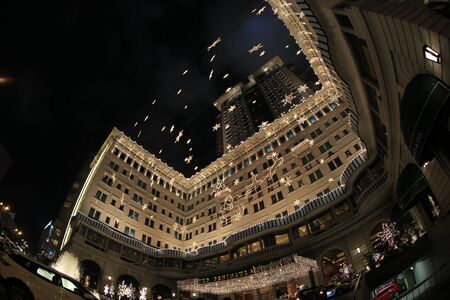 christmas lightingのeditorial素材