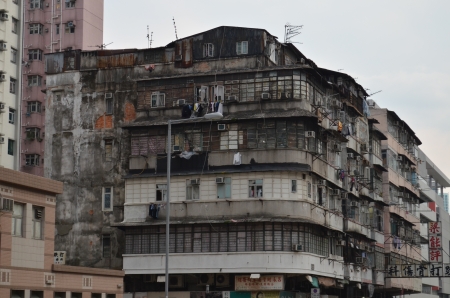 Hong Kong Old Residential Areaのeditorial素材
