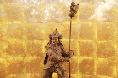  gold Samuraiの写真素材