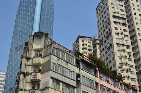 Hong Kong Appartment Buildingのeditorial素材