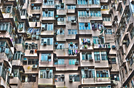 Hong Kong housingのeditorial素材
