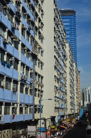 Residential And Commercial Buildings in Kwun tongのeditorial素材