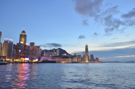 Victoria Harbor  central viewのeditorial素材
