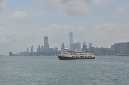 Victoria Harbor  at north point