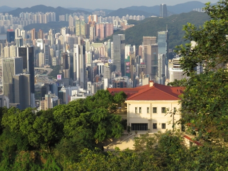 Victoria Harbor  central viewのeditorial素材