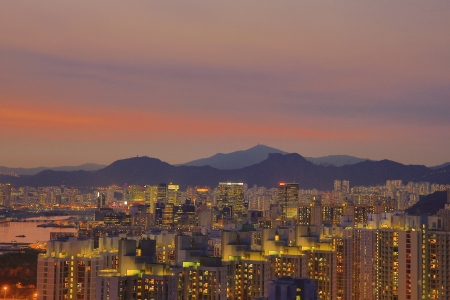 Devil s Peak view kowloonの写真素材