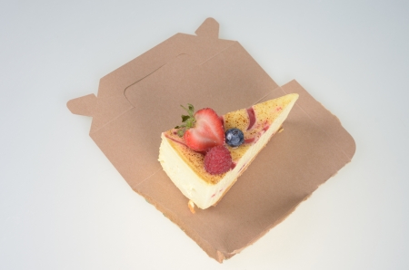 Strawberry Cheesecake Sliceの写真素材