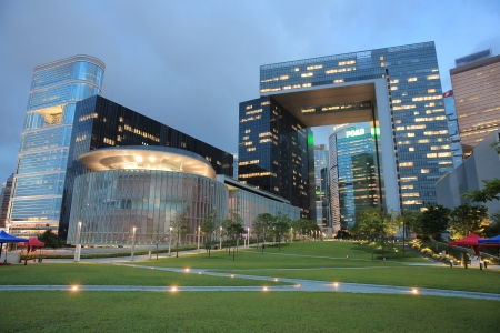Hong Kong Central Government Complexのeditorial素材