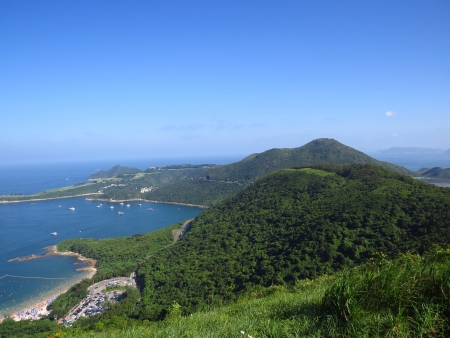 clear water bay sai kung at hong kongの写真素材
