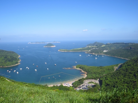 clear water bay sai kung at hong kongの写真素材