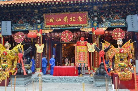  Wong Tai Sin Temple, Hong Kongのeditorial素材