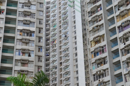 public housing, hong kongのeditorial素材