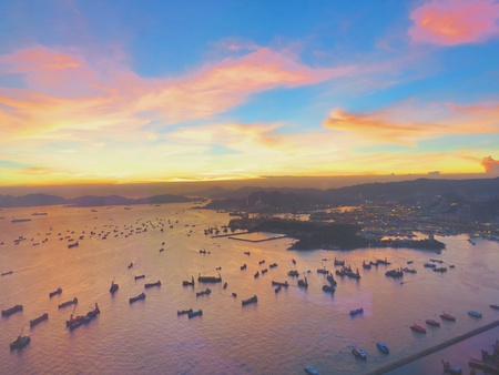 stonecutters, hong kongの写真素材
