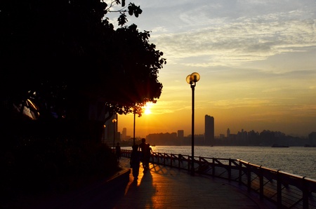 Quarry Bay promenadeの写真素材
