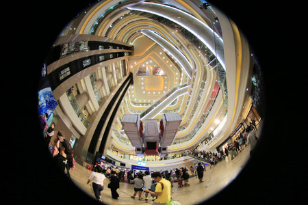 Times Square shopping mall in Hong Kong