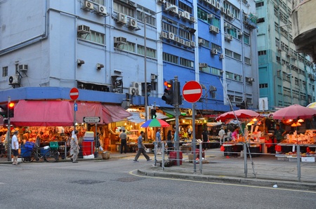 Ma Tau wai , outside marketのeditorial素材