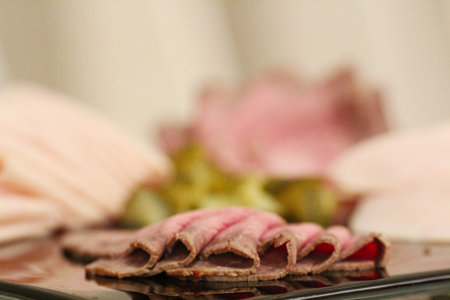 Slices of ham 