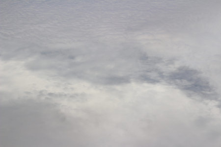 Clouds and sky Plane view from the window