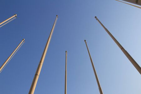 flags at Meeting Placeの写真素材