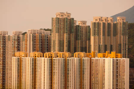 hong kong housingのeditorial素材