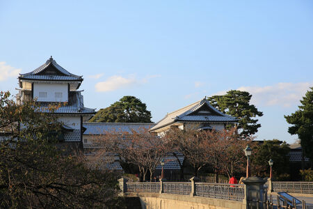 Kanazawa castle, Japanのeditorial素材