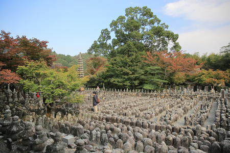 Otagi Nenbutsu-ji templeのeditorial素材