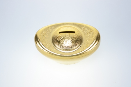 Chinese gold ingotの写真素材