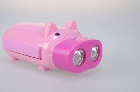 Pig look of led torchの写真素材