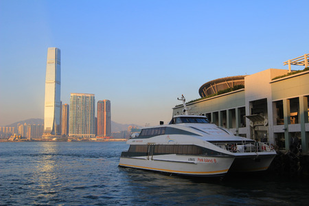 Victoria Harbour in Hong Kong