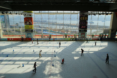 Ice Rink at mallのeditorial素材