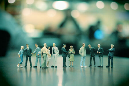 small business man figureの写真素材