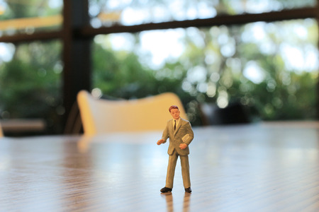 a small figures of business meetingの写真素材